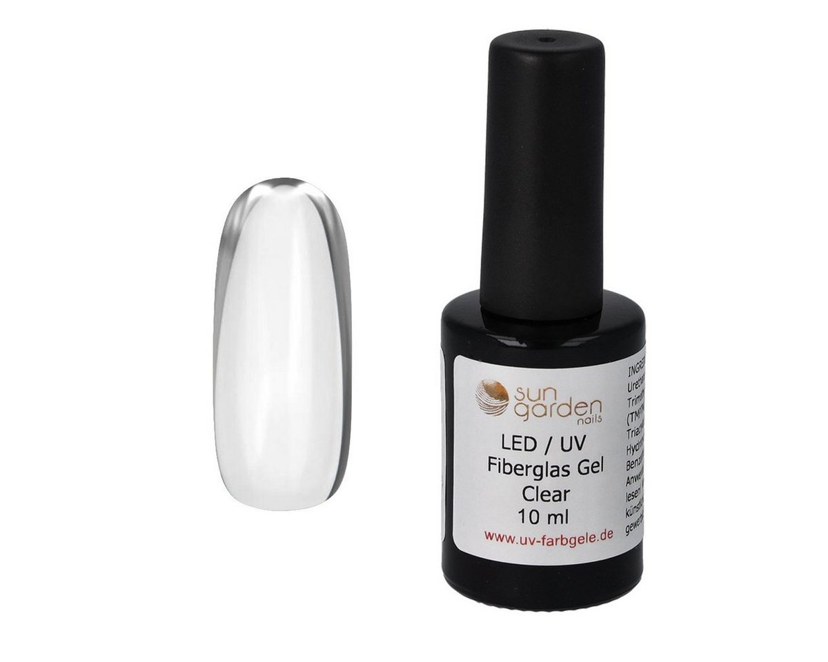 Sun Garden Nails UV-Gel 10 ml UV Aufbaugel Fiberglas - Pinselflasche von Sun Garden Nails