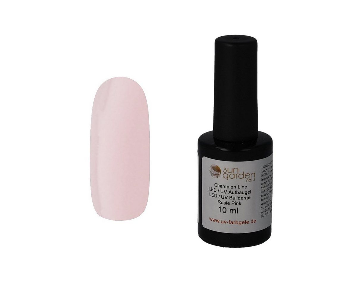 Sun Garden Nails UV-Gel 10 ml UV Aufbaugel Rosie Pink - Pinselflasche von Sun Garden Nails