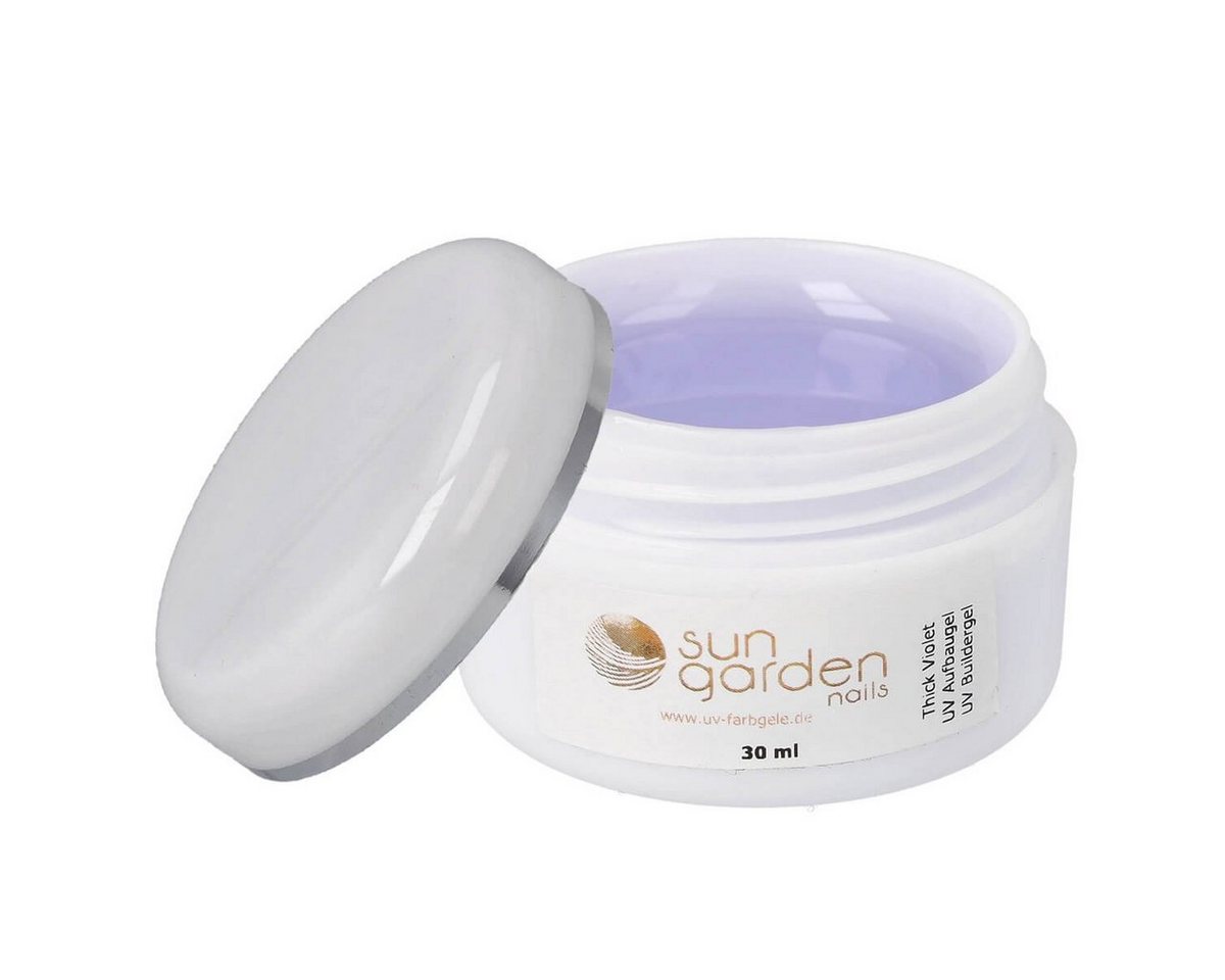 Sun Garden Nails UV-Gel 30 ml UV Gel Thick Violet Aufbaugel - Builder Gel - Gilbschutz von Sun Garden Nails