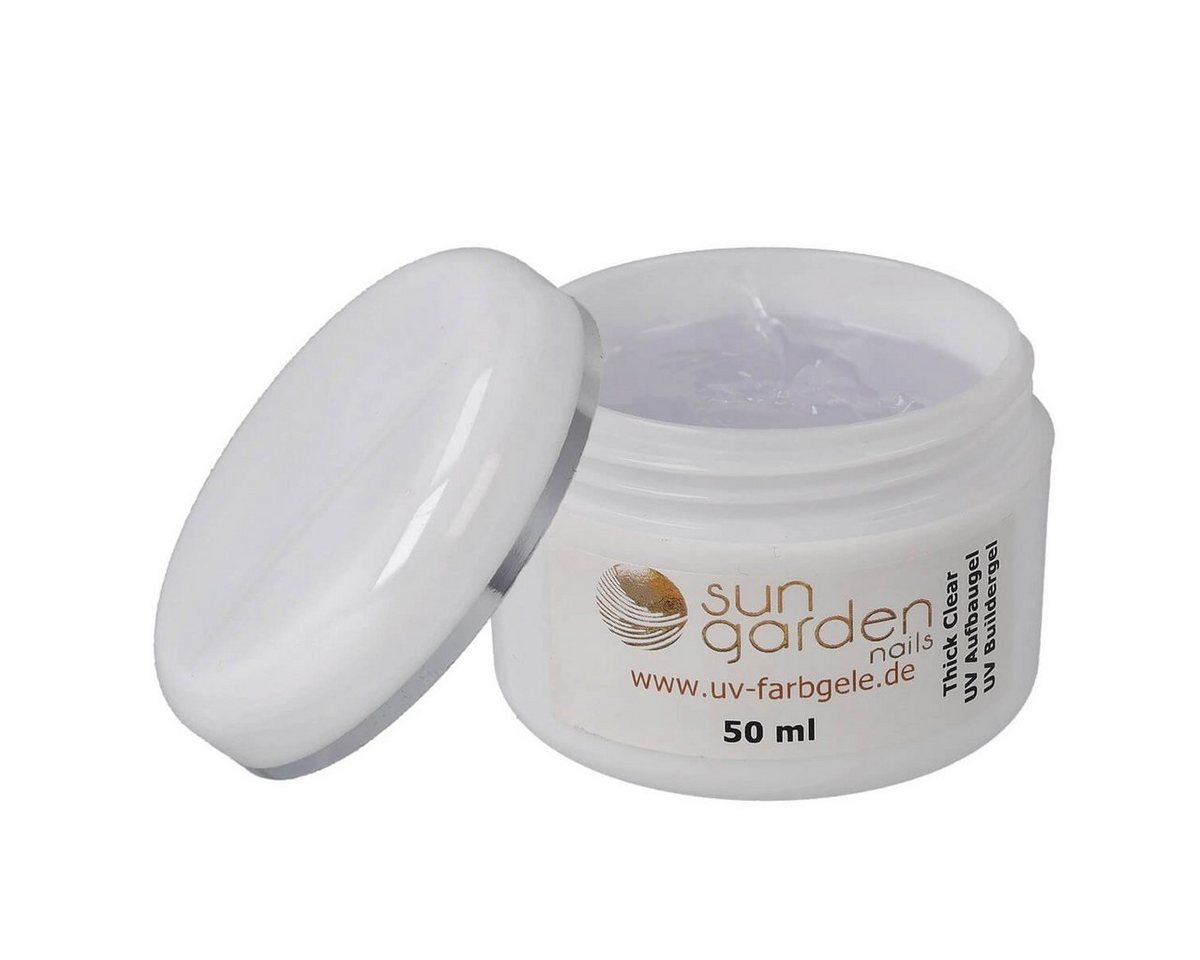 Sun Garden Nails UV-Gel 50 ml UV Gel Thick Clear Aufbaugel - Builder Gel von Sun Garden Nails