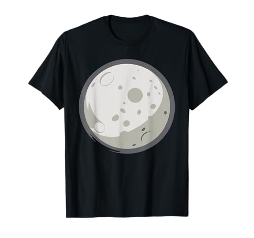 Mond Shirt Erwachsene Kinder Herren Damen Mond Kostüm T-Shirt von Sun and Moon Costume Shirts