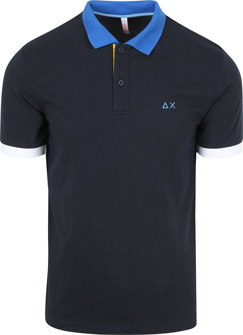 Sun68 Poloshirt Color Way Navy - Größe XL von Sun68