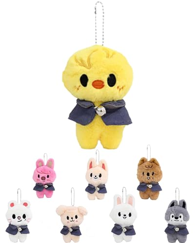 SunAurora Stray-Kids Plüschpuppe, SK-Zoo Schlüsselanhänger 12cm, 'Magic School' Niedlicher Schlüsselanhänger Anhänger, 'ATE' Kuscheltier Sammlerstück (Bbokari) von SunAurora