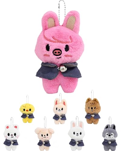 SunAurora Stray-Kids Plüschpuppe, SK-Zoo Schlüsselanhänger 12cm, 'Magic School' Niedlicher Schlüsselanhänger Anhänger, 'ATE' Kuscheltier Sammlerstück (Dwaekki) von SunAurora