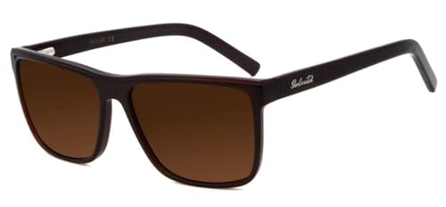 Herren Eckig Sonnenbrille Polarisiert UV Schutz Markenbrille Braun Sonnenbrillen Autofahren Mode Design von SunCristal