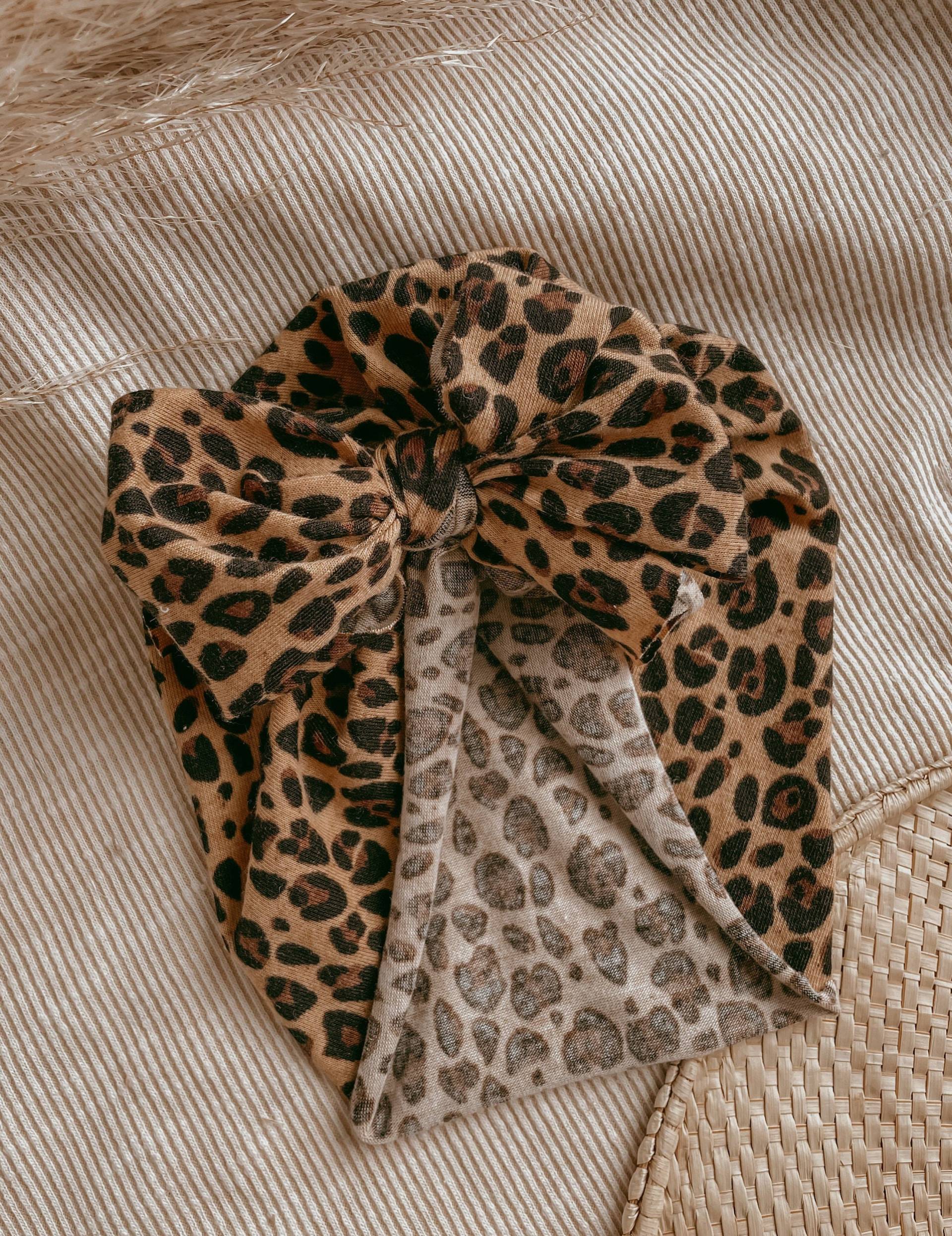 Gepard Baby Turban, Turban Baby, Chaotisch Schleife Kopftuch, Knoten Neugeborene Mädchen Schleife, Geschenk von SunDazeheadwraps