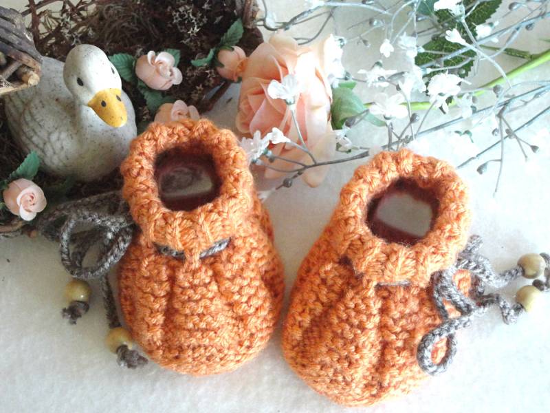 Gehäkelte Babyschuhe Baby Mädchen Häkeln Booties Neugeborene Gestrickte Strickschuhe Säugling Girl von SunMartin