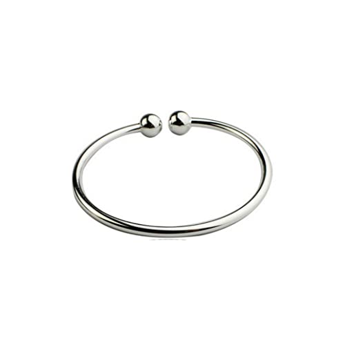 1pc Damen 925 Sterling Silber Solid Armband Offener Armreif Schmuck Für Frauen Und Mädchen von SunaOmni