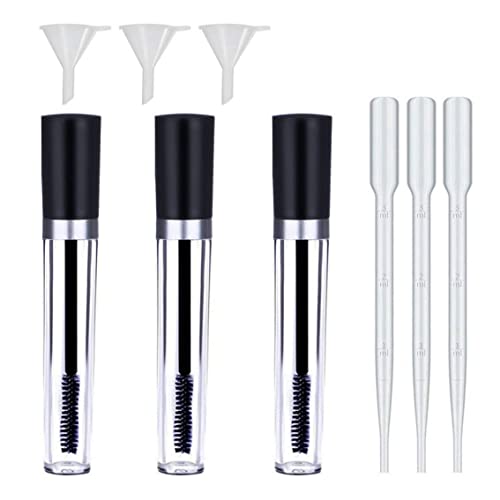 Leere Mascara -Röhrchen Zauberstab Wimperncreme -Cream mit 3 Trichter 3 Transfer Pipetten 3PCS Mascaras von SunaOmni