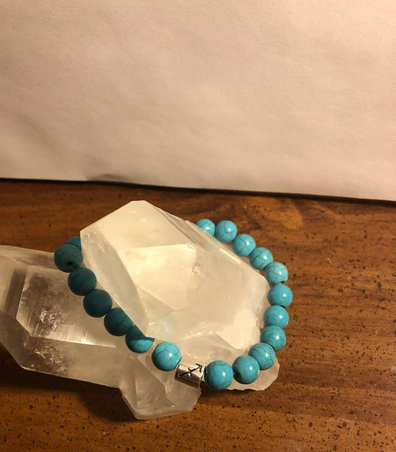 Geburtsstein Sternzeichen Armband Dezember Türkis Schütze Geburtsstein Sternzeichen Armband Dezember Türkis Schütze von SunandMoonCrystalsCo