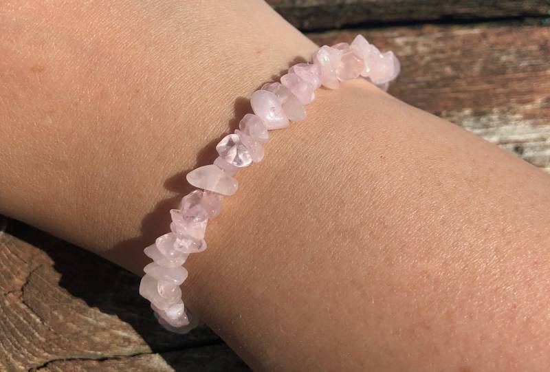 Rosenquarz Stretch Armband Love Peace Freundschaft Rosenquarz Stretch Armband Love Peace Freundschaft von SunandMoonCrystalsCo