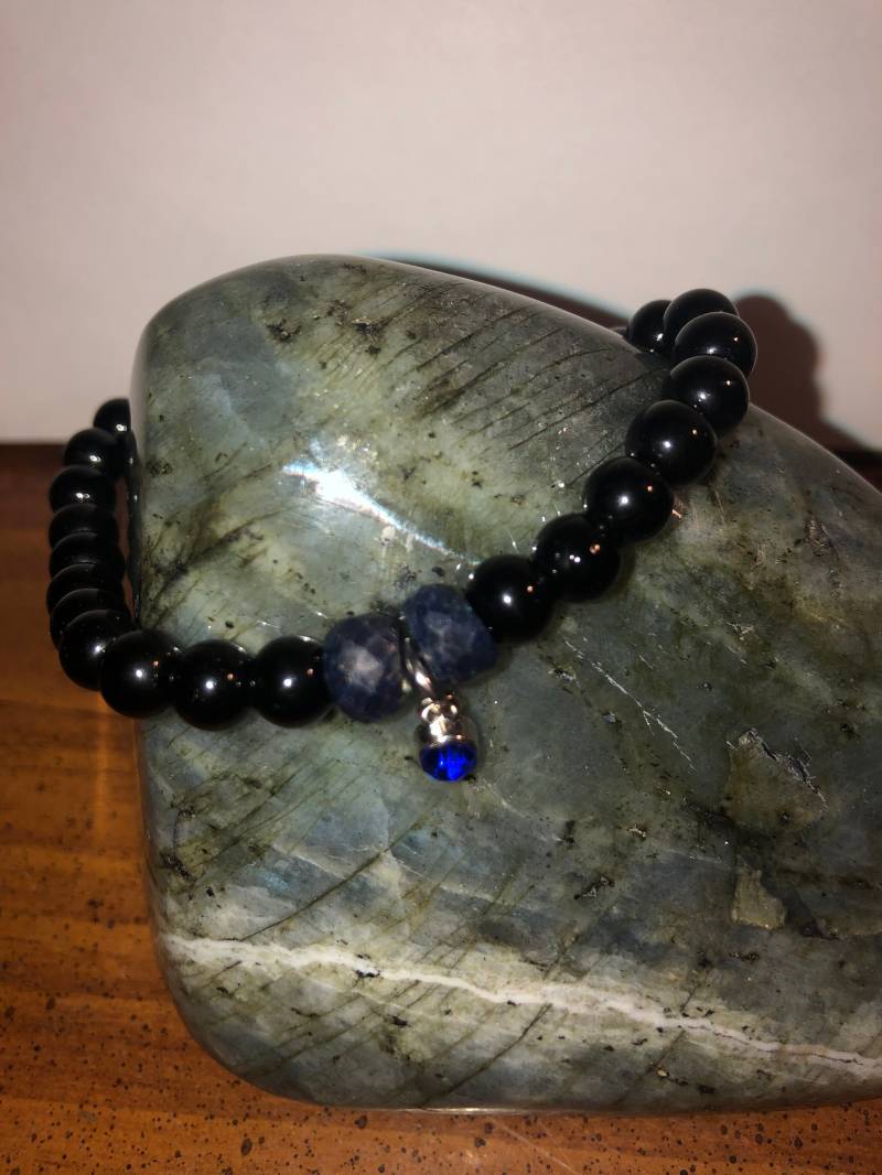 September Geburtsstein Armband Sapphire Blau Charm September Geburtsstein Armband Sapphire Blau Charm von SunandMoonCrystalsCo