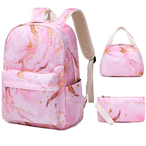 Sunborls Canvas Rucksack Mädchen Schule Büchertasche Bohemia College Rucksack 3 in 1 von Sunborls