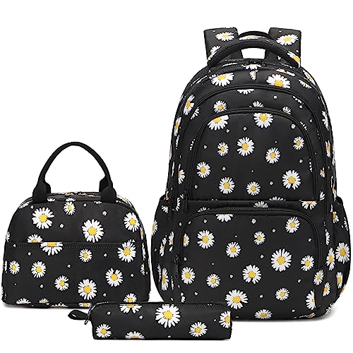 Sunborls Canvas Rucksack Mädchen Schule Büchertasche Bohemia College Rucksack 3 in 1 von Sunborls