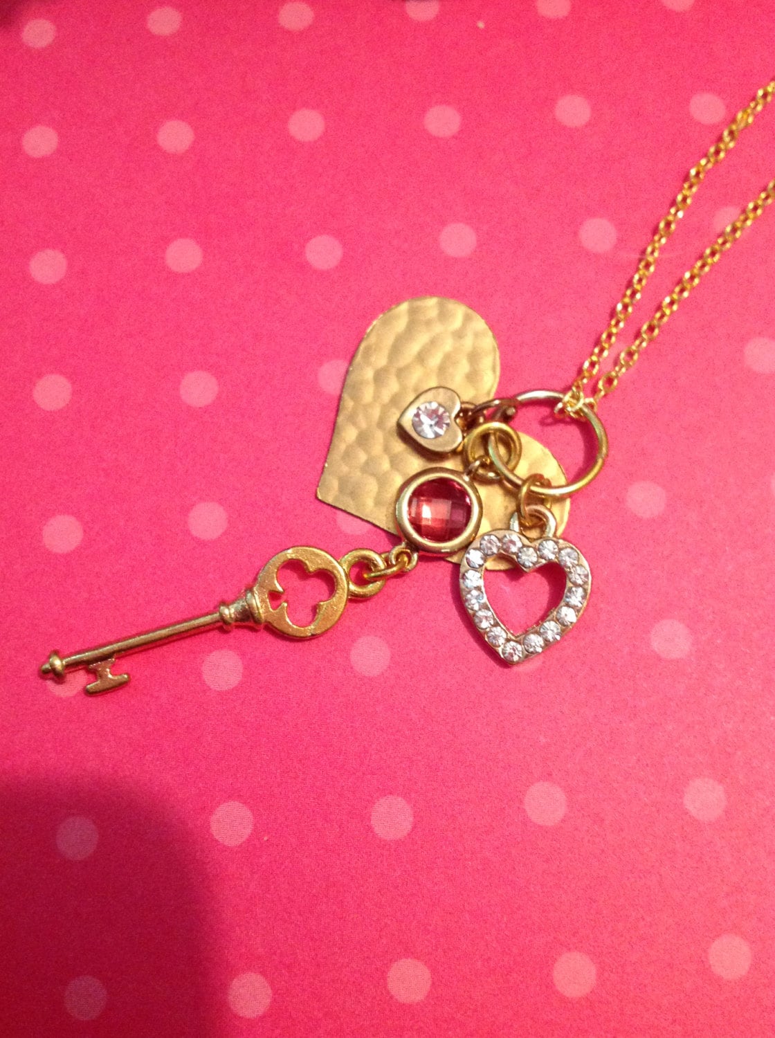 Schlüssel Zu Meinem Herz Charm Halskette von SuncoastStudio