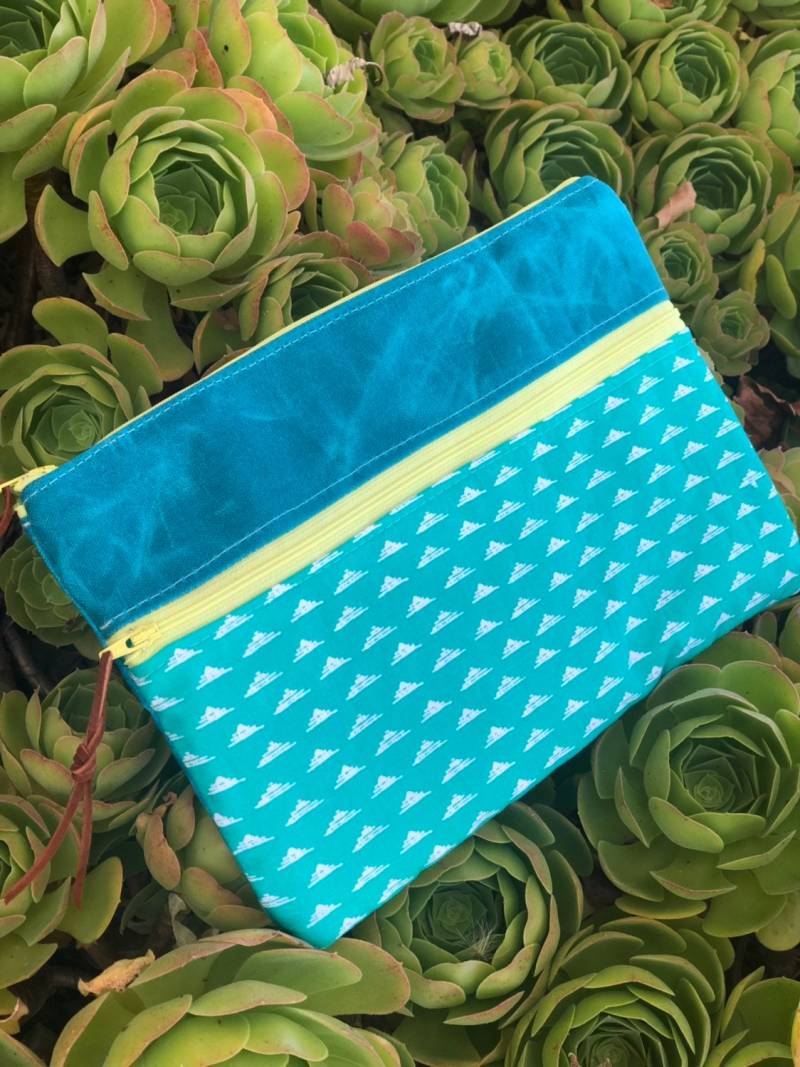 stiftemäppchen Mit Doppeltem Reißverschluss von SundanceHandmadeShop