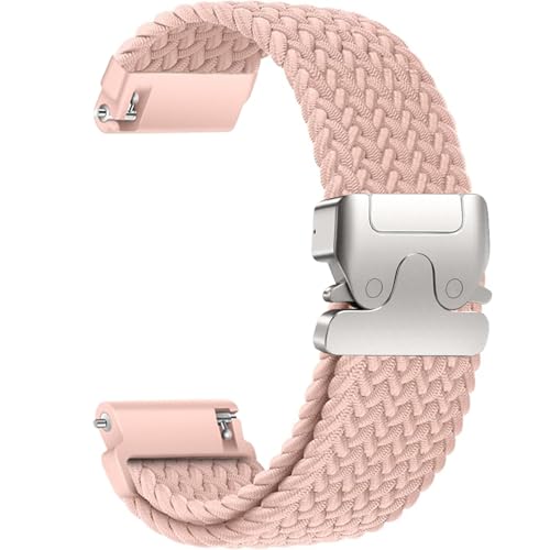 Sundara 18mm Nylon Web Armband für Vivoactive 4S / Vivomove 3S / Venu 3S / Venu 2S / Forerunner 255s / 255s Music / 265s Weiches Nylon Schnellwechsel Web armband Unisex von Sundara