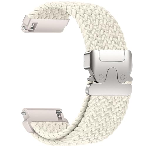 Sundara 18mm Nylon Web Armband für Vivoactive 4S / Vivomove 3S / Venu 3S / Venu 2S / Forerunner 255s / 255s Music / 265s Weiches Nylon Schnellwechsel Web armband Unisex von Sundara