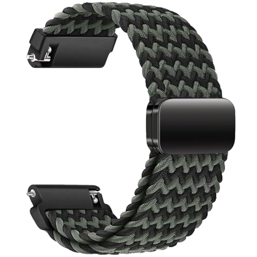 Sundara 19mm Nylon Gewebtes Uhr Armband für Veryfitpro ID205L Elastisches Uhrarmband für GRV FC1 IDW15 ID205S ID205G ID215G ID216 ID205L YM205L Uwatch3 Ufit GT BV205L TE021 SW020 SW021 Uhrarmband von Sundara