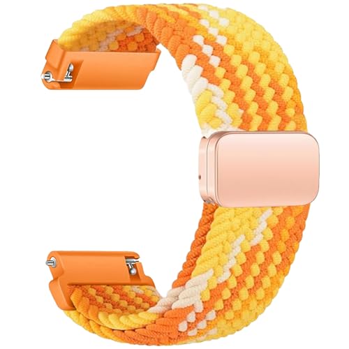 Sundara 19mm Nylon Gewebtes Uhr Armband für Veryfitpro ID205L Elastisches Uhrarmband für GRV FC1 IDW15 ID205S ID205G ID215G ID216 ID205L YM205L Uwatch3 Ufit GT BV205L TE021 SW020 SW021 Uhrarmband von Sundara