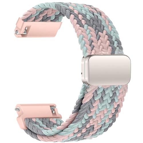 Sundara 19mm Nylon Gewebtes Uhr Armband für Veryfitpro ID205L Elastisches Uhrarmband für GRV FC1 IDW15 ID205S ID205G ID215G ID216 ID205L YM205L Uwatch3 Ufit GT BV205L TE021 SW020 SW021 Uhrarmband von Sundara