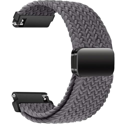 Sundara 19mm Nylon Gewebtes Uhr Armband für Veryfitpro ID205L Elastisches Uhrarmband für GRV FC1 IDW15 ID205S ID205G ID215G ID216 ID205L YM205L Uwatch3 Ufit GT BV205L TE021 SW020 SW021 Uhrarmband von Sundara