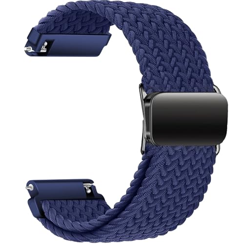 Sundara 20 mm gewebtes Nylon Uhren Armband für Samsung Galaxy Watch 7 6 5 4 40 mm 44 mm/6 4 Classic 46 mm 42 mm 47 mm 43 mm/FE/5 Pro/45 mm/Garmin Vivoactive 5 3 6/Forerunner 55 245/Venu Armband Unisex von Sundara