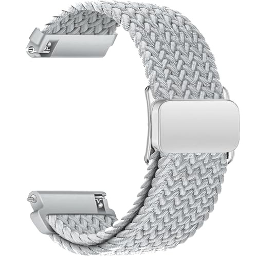 Sundara 20 mm gewebtes Nylon Uhren Armband für Samsung Galaxy Watch 7 6 5 4 40 mm 44 mm/6 4 Classic 46 mm 42 mm 47 mm 43 mm/FE/5 Pro/45 mm/Garmin Vivoactive 5 3 6/Forerunner 55 245/Venu Armband Unisex von Sundara