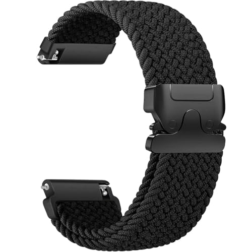 Sundara Nylon Web Armband uhrband für Veryfitpro ID205L 19 mm elastisches Uhren armband für GRV FC1 IDW15 ID205S ID205G ID215G ID216 ID205L YM205L Uwatch3 Ufit BV205L TE021 SW020 SW021 von Sundara