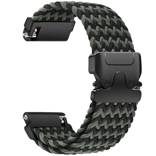 Sundara Nylon Web Armband uhrband für Veryfitpro ID205L 19 mm elastisches Uhren armband für GRV FC1 IDW15 ID205S ID205G ID215G ID216 ID205L YM205L Uwatch3 Ufit BV205L TE021 SW020 SW021 von Sundara