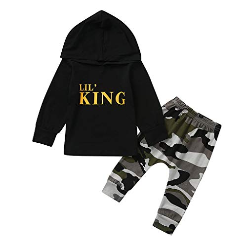 Baby Winter Kleidung Jungen 0-6 Monate Set Kleinkind Jungen Hoodie + Camouflage Hose Kinder Winter Baby Kleidung Set von Sunday_Babykleidung