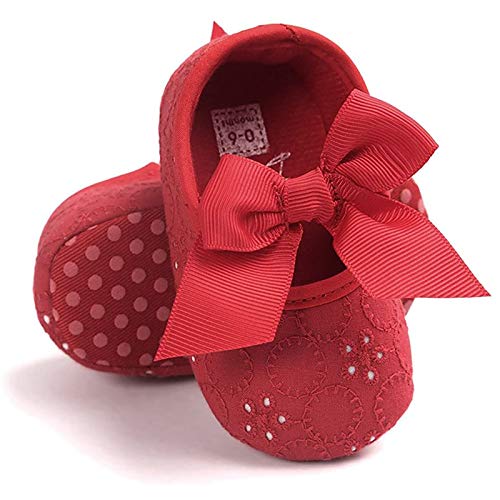 Unisex Neugeborenen Baby Schuhe, Sunday Säugling Mädchen Jungen Krabbelschuhe Herbst Krippeschuhe Turnschuhe rutschfest Ballerinas Taufschuhe Baby Geschenk 0-18 Monate von Sunday_Babykleidung