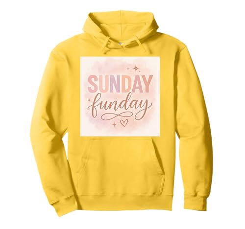 Lustiger Spruch zum Trinken am Sonntag, Geschenk für Mama und Papa Pullover Hoodie von Sunday Funday Designs