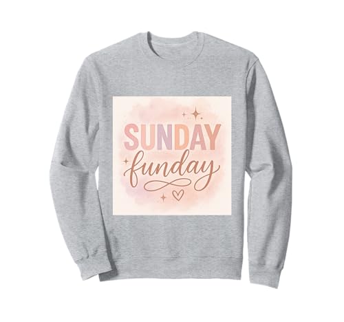 Lustiger Spruch zum Trinken am Sonntag, Geschenk für Mama und Papa Sweatshirt von Sunday Funday Designs