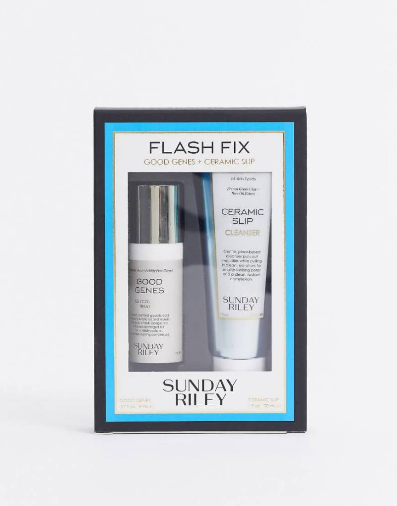Sunday Riley - Flash Fix Good Genes and Ceramic Slip Kit - Hautpflege-Set-Transparent von Sunday Riley