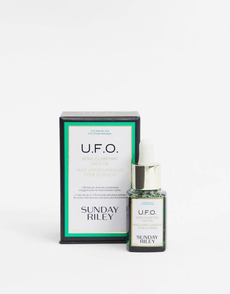 Sunday Riley - UFO - Reinigendes Gesichtsöl mit 1,5% Salicylsäure, 15 ml-Transparent von Sunday Riley