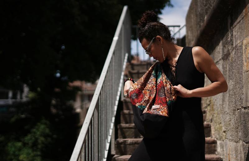 Inside-Out Origami - Schultertasche/Beutel Mit Blumen von SundaysessionsCrafts