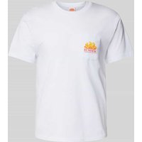 Sundek T-Shirt mit Brusttasche Modell 'New Herbert' in Weiss, Größe M von Sundek