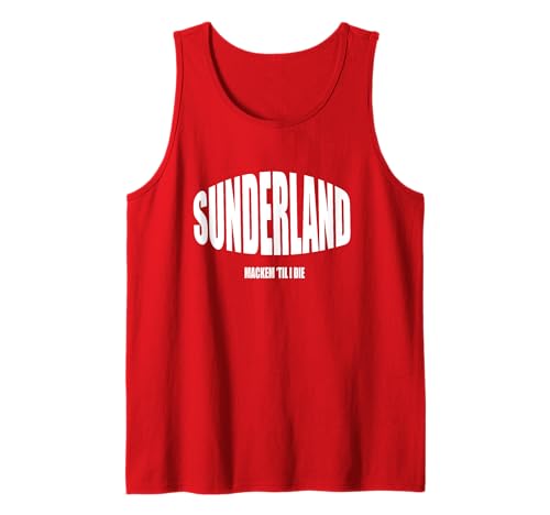 Sunderland Mackem Wearside England Herren Damen Kinder Jungen Mädchen Tank Top von Sunderland England Mackem Apparel