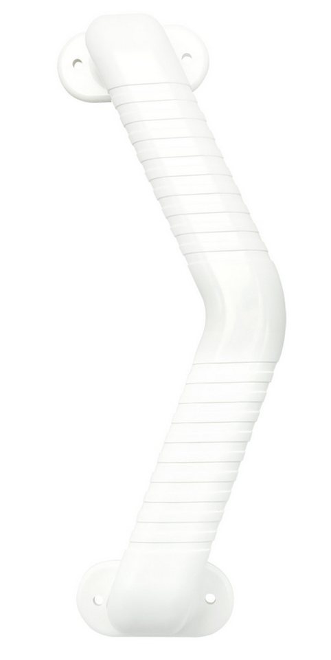 Sundo Homecare Winkel-Haltegriff Haltegriff abgewinkelt Kunststoff weiß, vertikale und horizontale Befestigung von Sundo Homecare