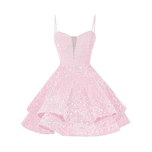 Sunfashion Cocktail Kleider für Damen elegant Abendkleid schwarz lang Damen-Pailletten-rosenkleid brautkleid zweiteilig hochzeitskleid Kleider Damen lang elegant Abendkleid schwarz glitzerkleid Damen von Sunfashion