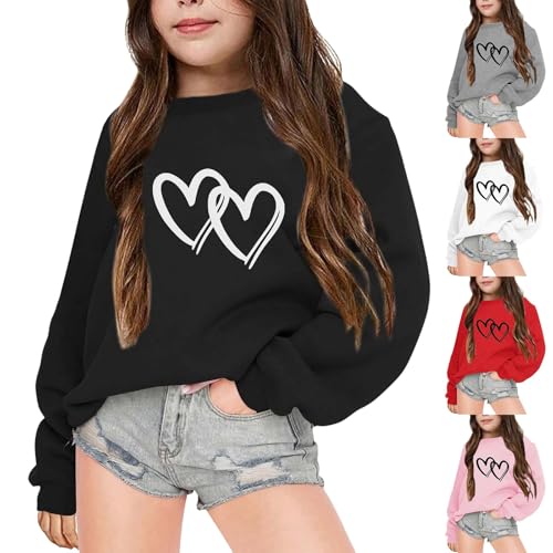 Sunfashion Kinder Pullover Mädchen 140 Fleecejacke Für Mädchen Pullover Kinder Mädchen Sweatshirt Mädchen 134 Teenager Pullover Kleidung Für Mädchen Langarmshirt Mädchen 146 Kinderkleider Pulli Mädch von Sunfashion