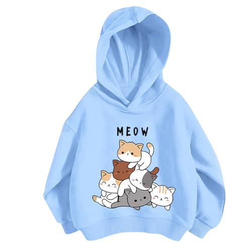 Sunfashion Teddyfleece Jacke Kinder Sweatshirt Mädchen 134 Häschen Pullover Mädchen Sweatshirt Mit Kapuze Für Kinder Tops Teenager Mädchen Kinderkleidung Mädchen Langarmshirt Teenager Mädchen Langarm von Sunfashion