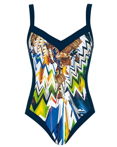 SUNFLAIR SHAPEWEAR BADEANZUG MIT SOFTCUPS MULTICOLOR 44 D von Sunflair