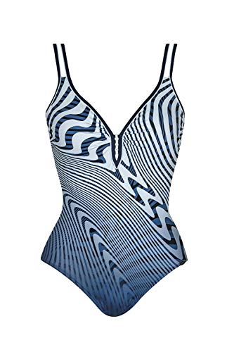 Sunflair Badeanzug 'Californian Blue', Größe:42D, Farbe:Blau/Weiß (2601) von Sunflair