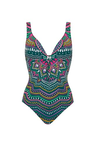 Sunflair Badeanzug Ethno Multicolor Einteiler mit Softschalen verstellbare Träger tiefer Ausschnitt tiefer Rücken von Sunflair