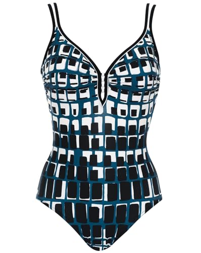 Sunflair Badeanzug mit Vollfütterung und Softcups schwarz-weiß 42 D von Sunflair
