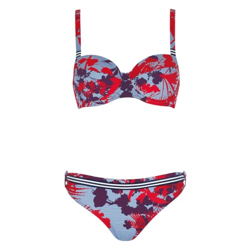 Sunflair - Basic - Bikini-Set (38B Nachtblau/Rot) von Sunflair