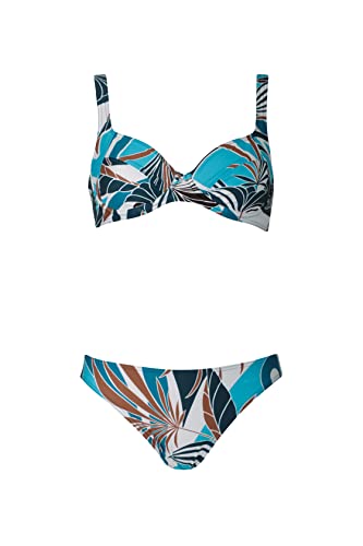 Sunflair Bikini 21062 (as3, Cup_Band, Numeric_42, d, Weiss-türkis) von Sunflair