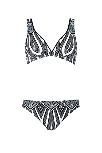 Sunflair Bikini 21068.64 (as3, Cup_Band, Numeric_40, d, schwarz-Weiss) von Sunflair